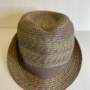C.C. Exclusives Multicolor Woven Fedora Hat - Approx. 7"